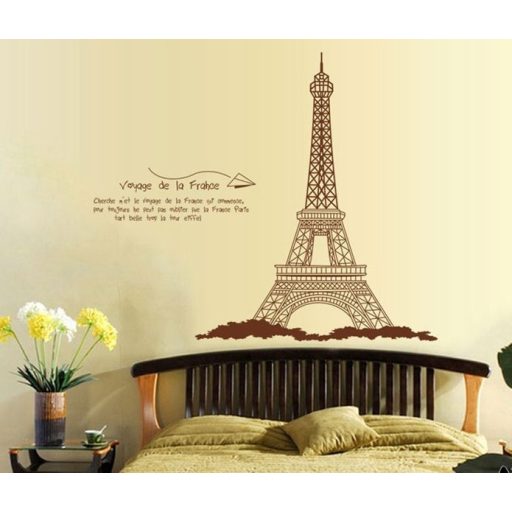 Eiffel torony falmatrica, barna