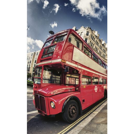 Piros busz Londonban, poszter tapéta 150*250 cm