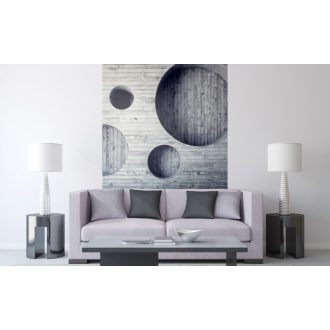 Körök a falban, poszter tapéta 150*250 cm