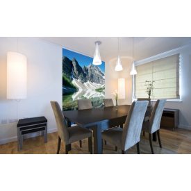 Hegy tükröződése a patakban, poszter tapéta 150*250 cm