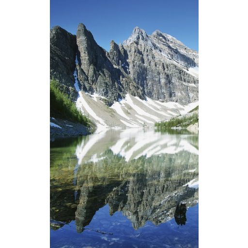 Hegy tükröződése a patakban, poszter tapéta 150*250 cm