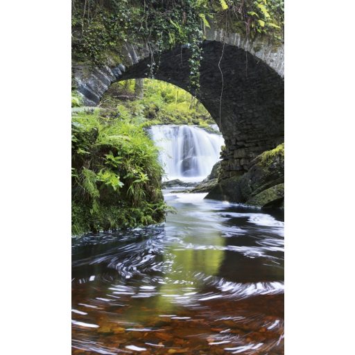 Vízesés híddal, poszter tapéta 150*250 cm