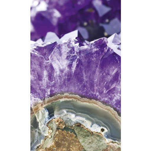 Lila kristály, poszter tapéta 150*250 cm