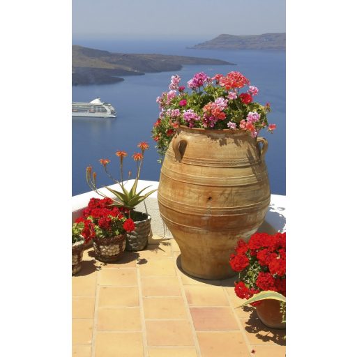 Tengerpart a teraszról, poszter tapéta 150*250 cm