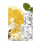 Citrom jégkockákkal, poszter tapéta 150*250 cm