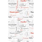 Köszönjük - a világ nyelvein, poszter tapéta 150*250 cm