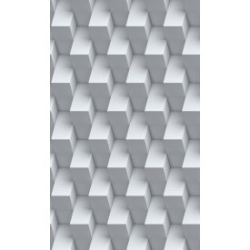 Fehér négyzetek találkozása, poszter tapéta 150*250 cm