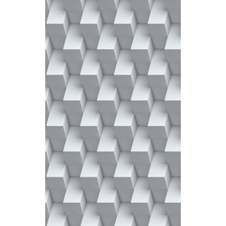 Fehér négyzetek találkozása, poszter tapéta 150*250 cm