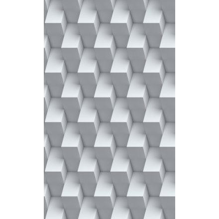 Fehér négyzetek találkozása, poszter tapéta 150*250 cm