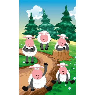 Bárányok, poszter tapéta 150*250 cm