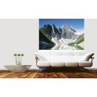 Hegy tükröződése a patakban, poszter tapéta 225*250 cm