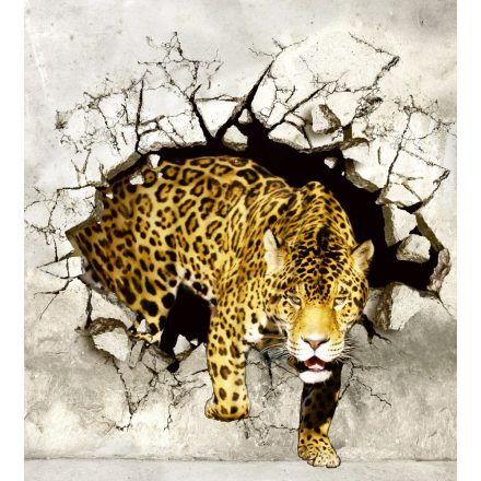 Falon áttörő tigris, poszter tapéta 225*250 cm