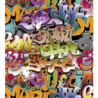 Graffiti feliratok, poszter tapéta 225*250 cm