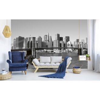 Fekete fehér New-York, poszter tapéta 375*250 cm