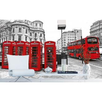 Londoni utcakép, poszter tapéta 375*250 cm