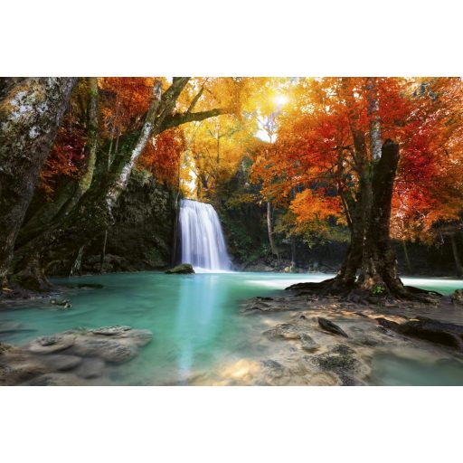 Őszi vízesés, poszter tapéta 375*250 cm