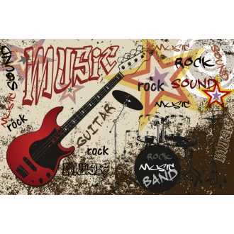 Rock zene, poszter tapéta 375*250 cm