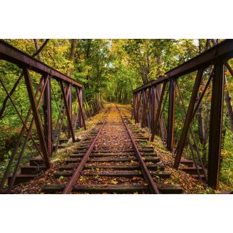 A kisvasút útja, poszter tapéta 375*250 cm