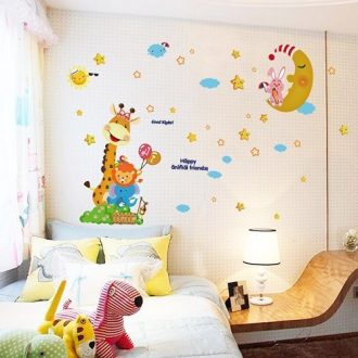 Boldog barátok, falmatrica gyerekeknek