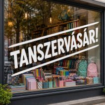Szezonális kirakatfelirat matricák