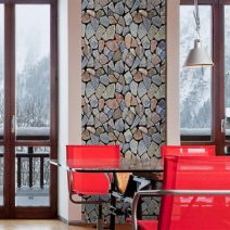 Kőmintás öntapadós tapéták