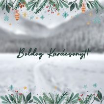 Karácsonyi ablakmatrica - sávos