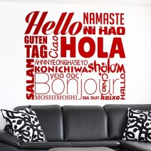 Szöveges falmatricák